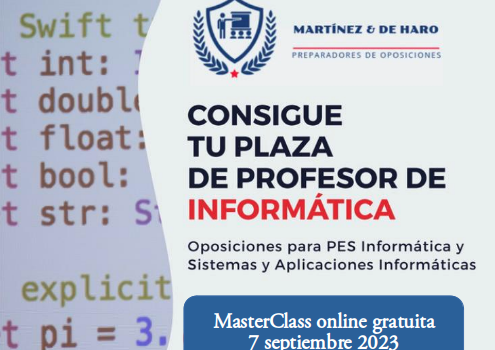 Te convocamos a nuestra MasterClass gratuita y online el 7 septiembre 2023 Te convocamos a nuestra MasterClass gratuita y online el 7 septiembre 2023