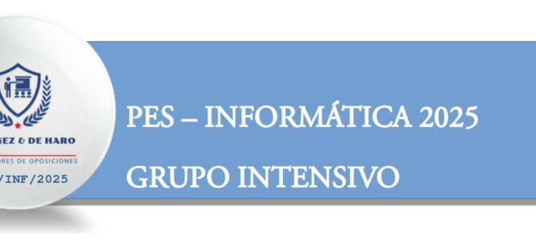 Nuevo grupo intensivo PES – Informática: septiembre 2024 Nuevo grupo intensivo PES – Informática: septiembre 2024
