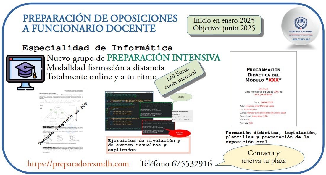 Nuevo grupo en modalidad distancia