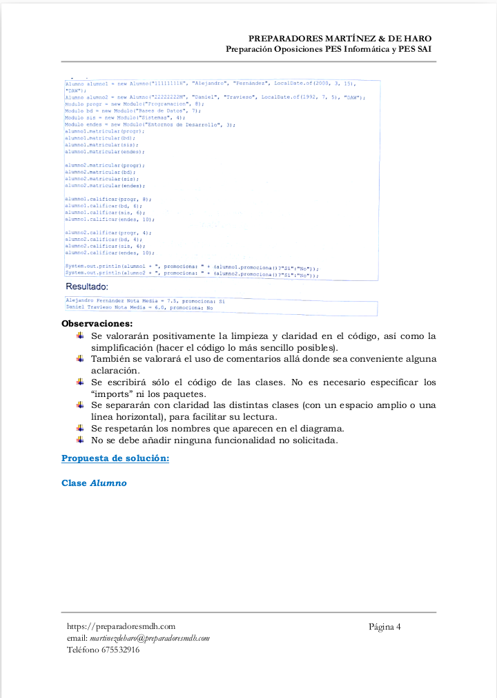 Informática Andalucía 2025: ejercicio 2 resuelto