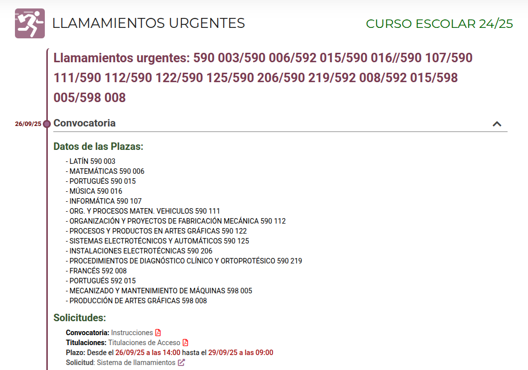 Bolsa extraordinaria en Extremadura: Informática